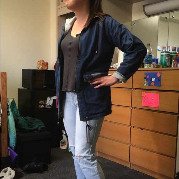 Forever 21 Jean Utility Jacket - Picture 5 of 6